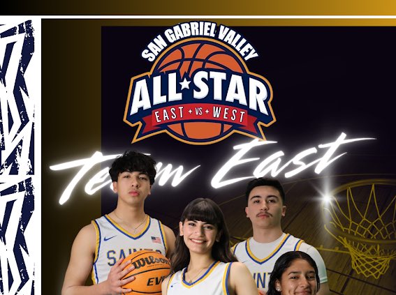 SGV All Star Game, Saturday
Girls Game: 5 pm
Boys Game: 7 pm
At Bishop Amat HS