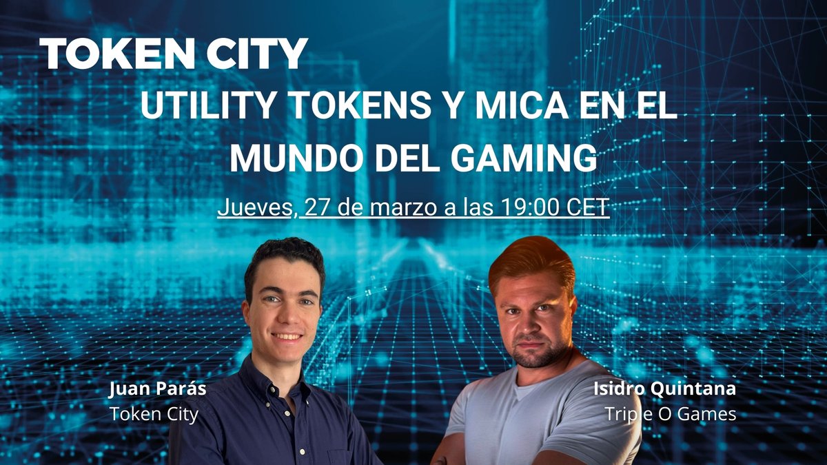 🎮 UTILITY TOKENS Y MICA EN EL GAMING 🎮

HOY a las 19:00 CET en <a href="/negocios_tv/">Negocios TV</a>.

Con <a href="/isidro_quintana/">Isidro Quintana</a> (<a href="/tripleogames/">Triple O Games</a>), moderado por Juan Pedro Parás (Token City).

🔴 Síguelo en vivo 👉 youtube.com/@NegociosTV/fe…

#UtilityTokens #MiCA #Gaming