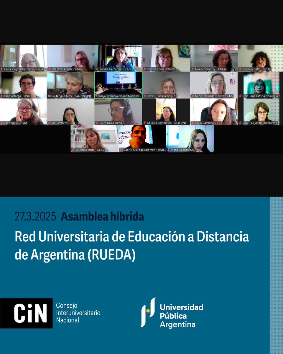 Parte de la jornada será destinada a la renovación de la Comisión Ejecutiva de la RUEDA.