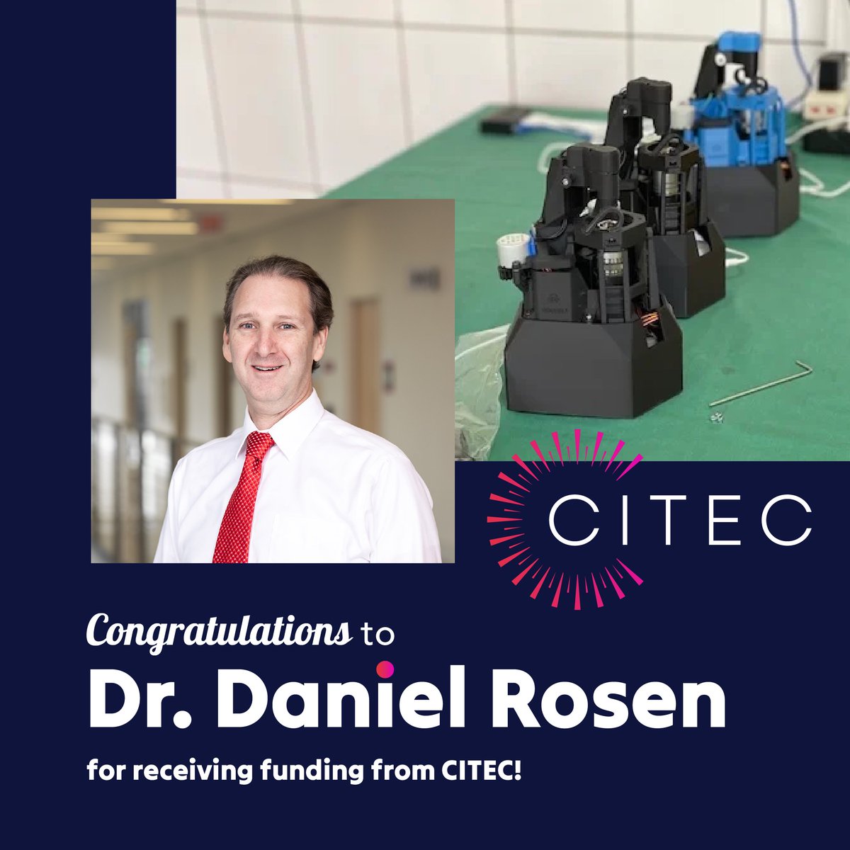 BCMGlobalPgrms's tweet image. Congratulations to Dr. Daniel Rosen for receiving #CITEC funding! Dr. Rosen and his team deployed the #OpenFlexure Microscope project in Barretos, Brazil, collaborating with @hospitaldeamor. Kudos to the team for their dedication! 
📽️3D Printed Microscope: youtube.com/watch?v=C7sPRY…