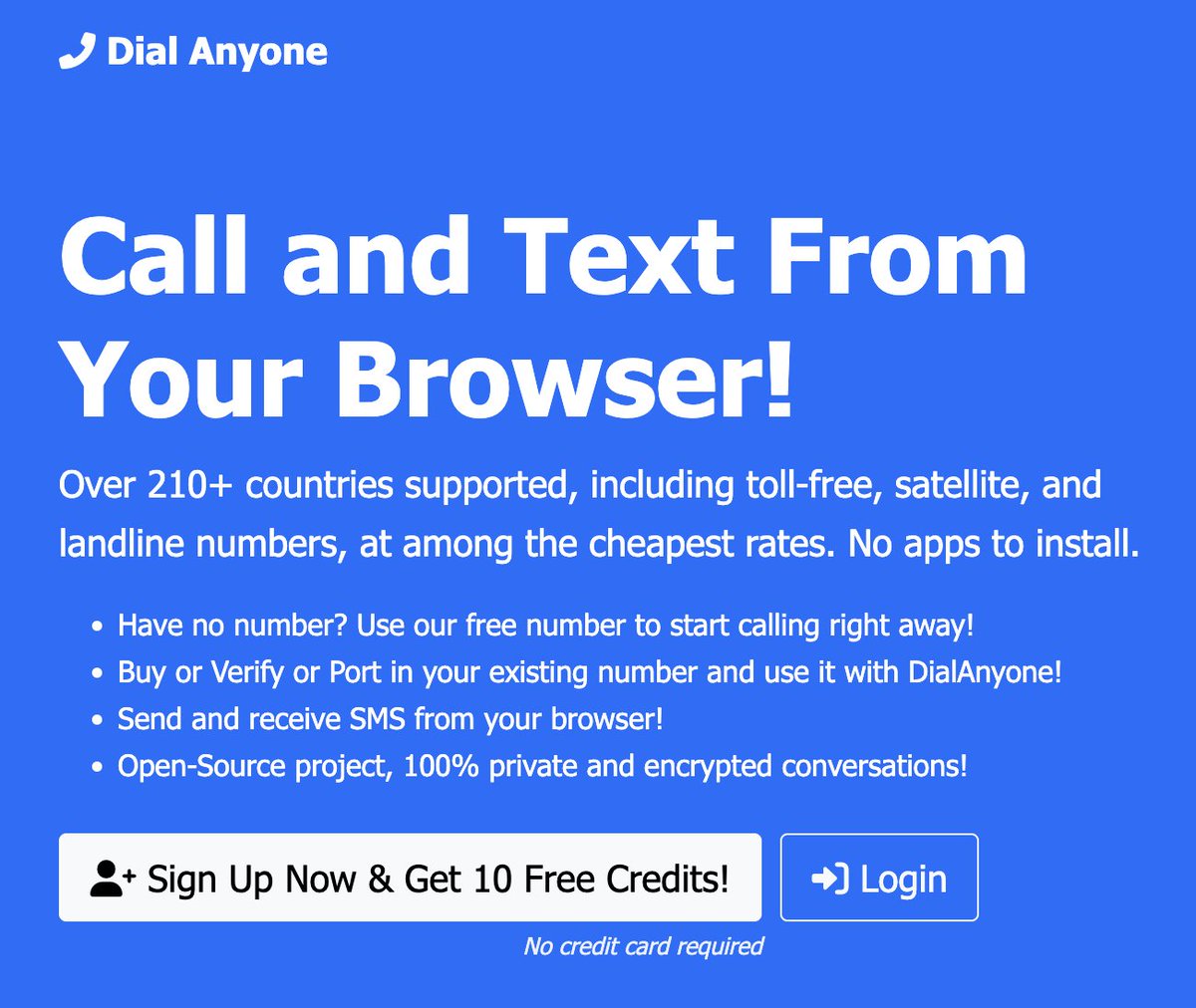Skype is ending soon, so switch over to DialAnyone.com today!

Your perfect replacement for Skype.

#Skype #CallInternationally #Travel #WFH #NoMad #esim