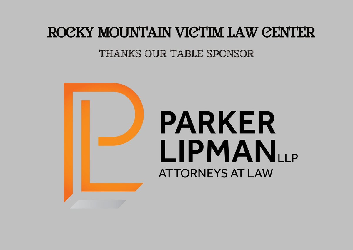 🌟 A special thanks to Parker Lipman for supporting "An Evening to Honor Victims' Rights"! Your commitment to standing up for justice and victims' rights is making a lasting impact. 🎤Join us on 4/10 🎟️ Get your tickets now &amp; be part of this special night: spotlightcolorado.com/online_sales/r…