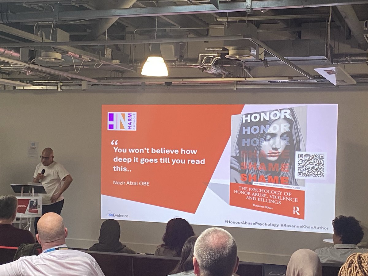 UCLanCriminalJustice (@uclancjp) on Twitter photo <a href="/JohnWainwrigh12/">John Wainwright</a> introduces Dr Roxanne Khan to today’s launch of her new book The Psychology of Honor Abuse, Violence and Killings #HonourAbusePsychology #RoxanneKhanAuthor <a href="/JohnWainwrigh12/">John Wainwright</a> introduces Dr Roxanne Khan to today’s launch of her new book The Psychology of Honor Abuse, Violence and Killings #HonourAbusePsychology #RoxanneKhanAuthor