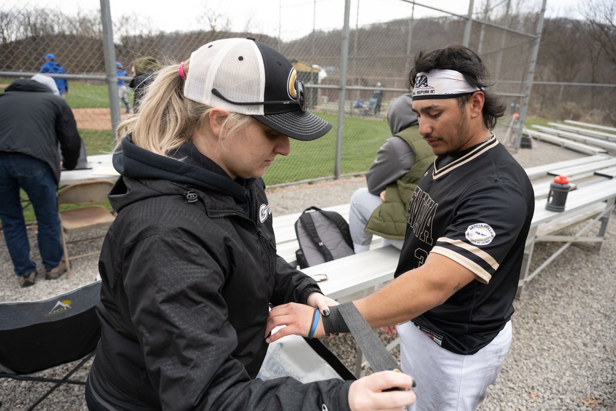 GenevaCollege's tweet image. We have a large number of student athletes at Geneva College- but what about the women who help keep them in top shape to compete with relentless heart?

geneva.edu/stories/2025/0…

#genevacollege #madeforthis #goldentornadoes