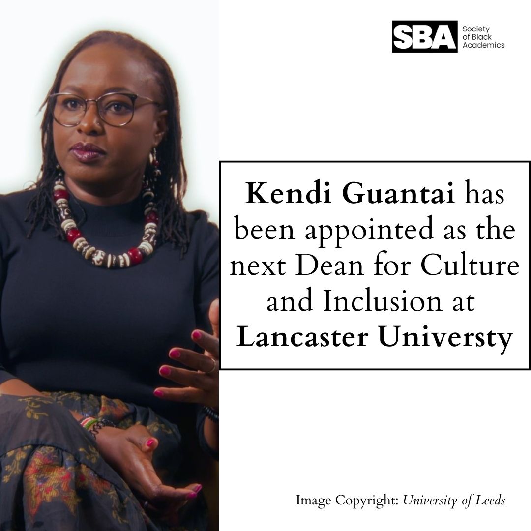 Congratulations to Prof. Kendi Guantai, PhD. on her appointment as the next Dean of Culture and Inclusion at Lancaster University.

For more: linkedin.com/posts/society-…

#Congratulations #Black #Dean #Appointment