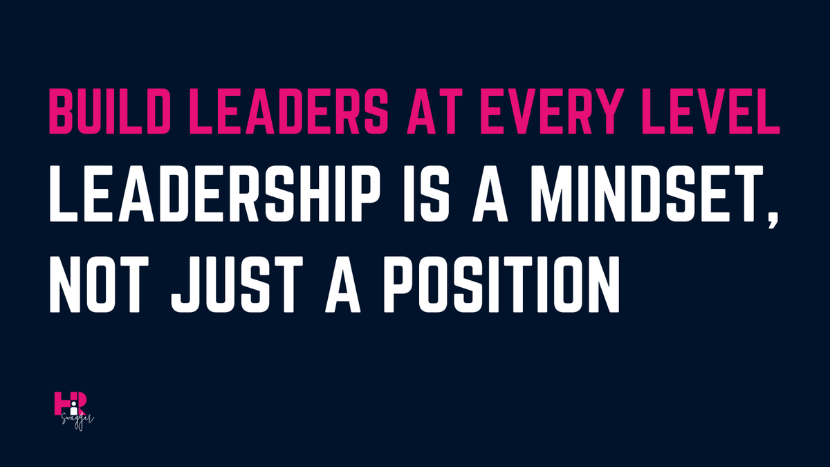 Leadership isn’t just for execs—every employee has the potential to lead. 🔥 #LeadershipDevelopment #HR #HRSwagger
