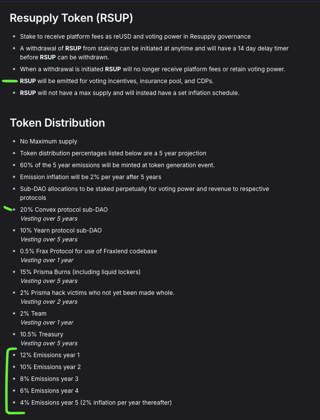 Small Cap Scientist π¨βπ¬π§ͺπ₯Ό (@smallcapscience) on Twitter photo Let's look at the <a href="/ConvexFinance/">Convex Finance</a> Balance Sheet.
418M $CRV ($.60) - $250.8M
7.45M $FXS ($2.25) - $16.76M
101,692 $FXN ($34.26) - $3.48M
(We didn't include $PRISMA as those tokens will be migrated to Resupply.)
Total Assets - $271M
How does that compare to the Convex Valuation? Let's look at the <a href="/ConvexFinance/">Convex Finance</a> Balance Sheet.
418M $CRV ($.60) - $250.8M
7.45M $FXS ($2.25) - $16.76M
101,692 $FXN ($34.26) - $3.48M
(We didn't include $PRISMA as those tokens will be migrated to Resupply.)
Total Assets - $271M
How does that compare to the Convex Valuation?