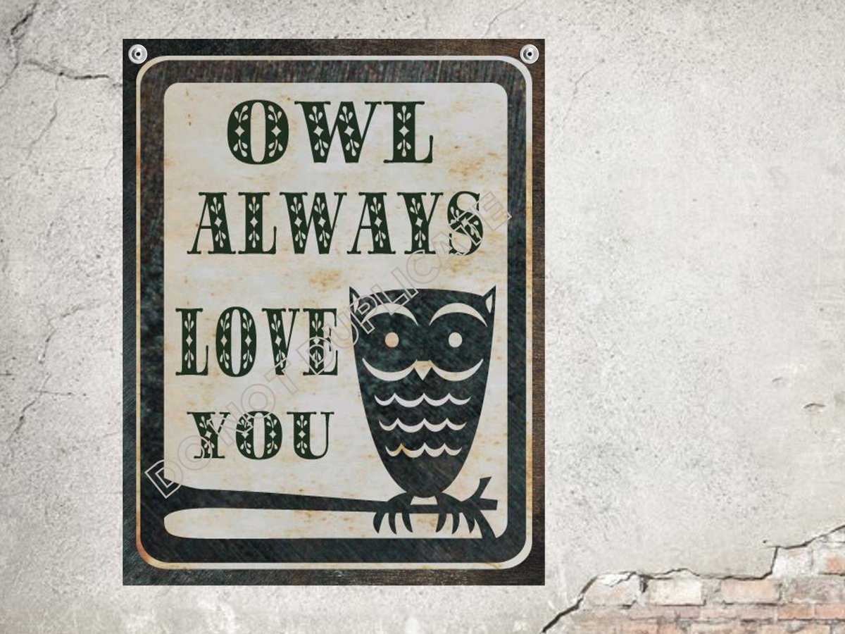 arlissbryant's tweet image. Owl Always Love You Sign Romantic Wall Decor tuppu.net/55c2a2db #Etsy #kitchenconnection #RusticWallDecor