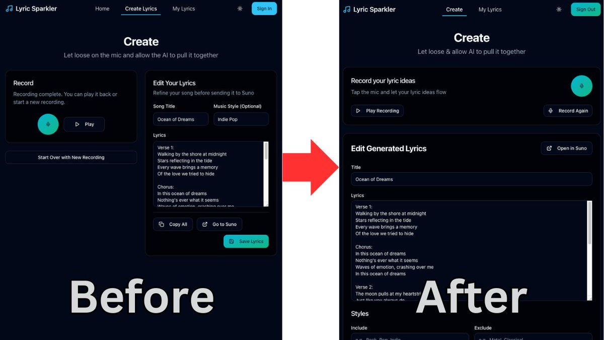 _mbdr_'s tweet image. Every time I one shot a complex redesign, it blows my mind. Creating in @lovable_dev  today.

I didn&apos;t like the design the AI created. So, I drew a napkin design, uploaded it to Lovable and described the changes I wanted. I had what I wanted in 10 minutes.
#buildinpublic #aicode
