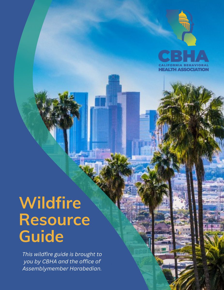 California Behavioral Health Association (@cbha_updates) on Twitter photo The devastating wildfires in Southern California have deeply impacted our communities, but together, we can help rebuild. đź’™
CBHA is proud to release our Wildfire Resource Guide, in collaboration with the office of <a href="/AsmHarabedian/">John Harabedian</a>. This guide provides essential tools, best The devastating wildfires in Southern California have deeply impacted our communities, but together, we can help rebuild. đź’™
CBHA is proud to release our Wildfire Resource Guide, in collaboration with the office of <a href="/AsmHarabedian/">John Harabedian</a>. This guide provides essential tools, best