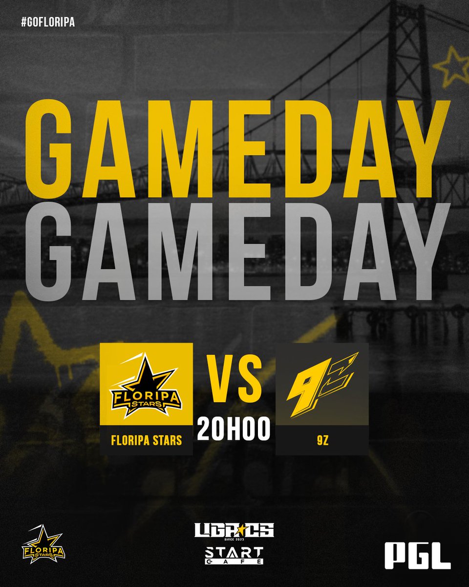 Floripa Stars (@floripastars) on Twitter photo 📢 GAME DAY
Hoje é dia de batalha e estrelas em ação! 🌠⚔
ESTAMOS ONLINE!
⚔ | <a href="/9zTeam/">9z Globant</a>
⏰ | 20h00 (Horário de Brasília) 📢 GAME DAY
Hoje é dia de batalha e estrelas em ação! 🌠⚔
ESTAMOS ONLINE!
⚔ | <a href="/9zTeam/">9z Globant</a>
⏰ | 20h00 (Horário de Brasília)