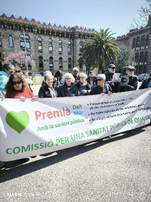 <a href="/CNTsindicato/">CNT Sindicato</a> <a href="/CNTCatalunya/">CNT Catalunya-Balears</a> <a href="/soliobreracnt/">Solidaridad Obrera</a> <a href="/CNTMaresme/">CNT Maresme</a> <a href="/BatzacMaresme/">Batzac - Maresme</a> <a href="/Batzac_JL/">Batzac - Joventuts Llibertàries</a> <a href="/Batzac_UAB/">Batzac - UAB</a> <a href="/matarosanitat/">Maresme Sanitat</a> <a href="/EscolesMaresme/">Escoles Populars del Baix Maresme</a> <a href="/MesaSanitat/">Mesa Sindical de Sanitat de Catalunya</a> <a href="/EnSanitat/">EN DEFENSA DE LA SANITAT PÚBLICA!</a> <a href="/CanSanpere_/">Can Sanpere 🏭</a> <a href="/Can_Sanpere/">Plataforma Can Sanpere</a> La Comissió agradece enormemente las muestras de apoyo de las personas que paseaban por el recinto de la Maternitat, algunas de ellas solicitando información y uniéndose al acto en algún momento dado.

Propera parada por una #SanitatPública:
Plaça Sant Jaume🚈