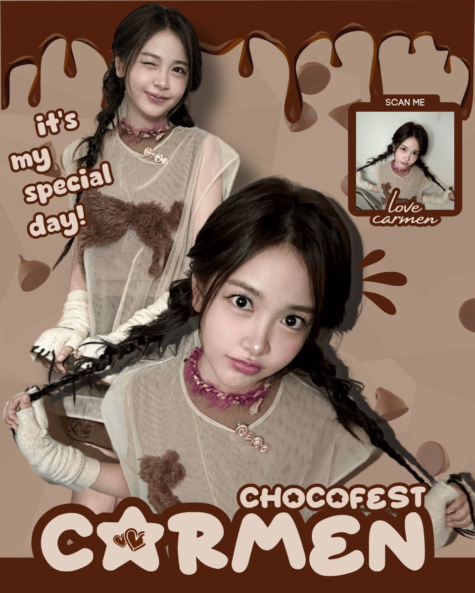 🍫 . . . You are as s͟w͟e͟e͟t͟ as a piece of c͟h͟o͟c͟o͟l͟a͟t͟e͟, which makes the people around you happy. May this meaningful age bring you boundless happiness, 𝗵𝗮𝗽𝗽𝘆 𝗯𝗶𝗿𝘁𝗵𝗱𝗮𝘆 <a href="/Carmuenita/">ּ</a> ⭑.ᐟ