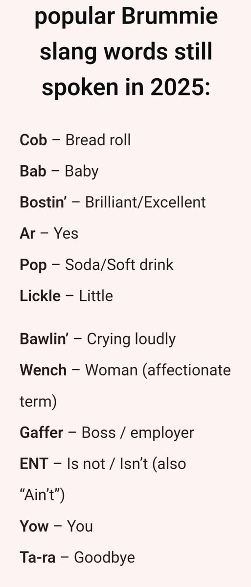 Ever wanted to talk more like Guy? Well, here’s a little cheat sheet on talking Brummie. And then check out the #Brummie range of Citizens merch on redbubble.com/shop/ap/154167…