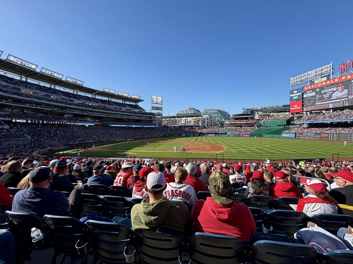 Brooke Pinto (@brookepintodc) on Twitter photo Next Gen Natitude! Happy opening day to our very own <a href="/Nationals/">Washington Nationals</a>!
Feeling the pride across DC today across generations! ⚾️🏟️ Next Gen Natitude! Happy opening day to our very own <a href="/Nationals/">Washington Nationals</a>!
Feeling the pride across DC today across generations! ⚾️🏟️