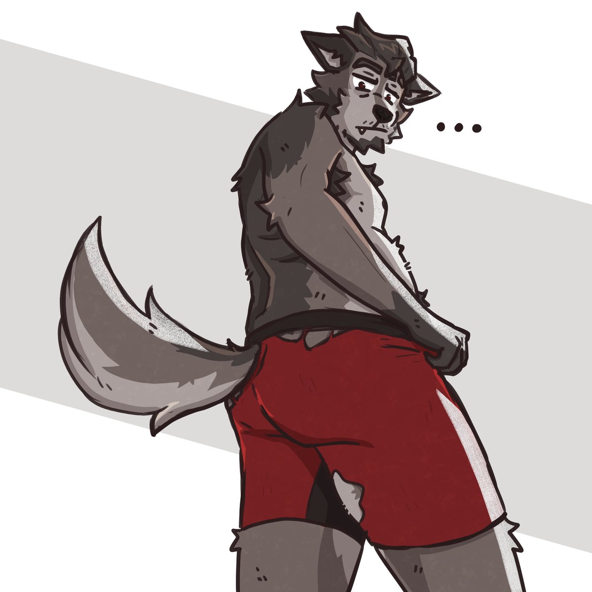 MarsDA__'s tweet image. All my clothes have holes in them now apparently 🐺