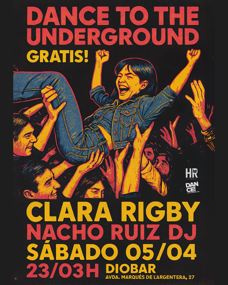 Sábado 05/04 DTTU en el DIOBAR con Clara Rigby y <a href="/NachoRuiz/">Nacho Ruiz</a> #Gratis 🤘♥️✨