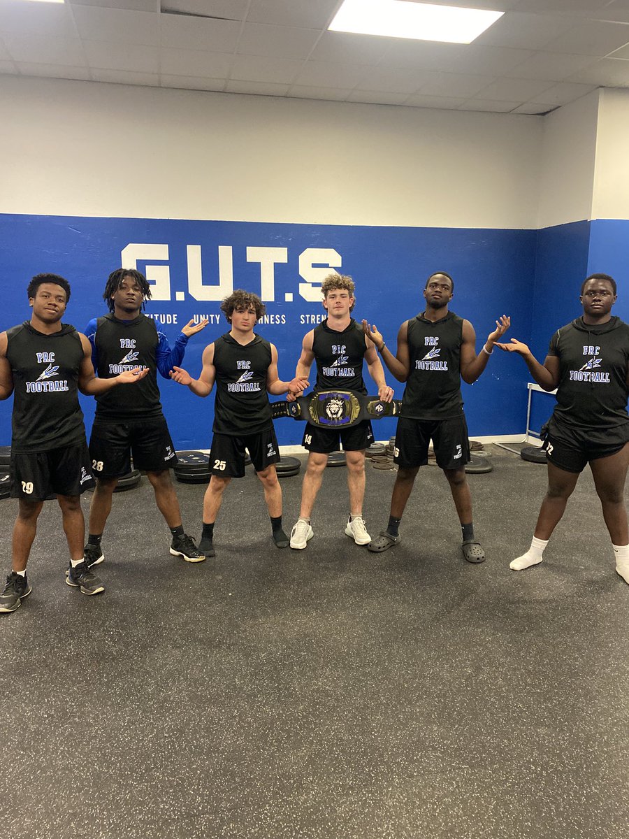 The winners from last weeks Field Day: #GUTS edition. Points are being totaled for today’s fundraiser competition and sales are still going. Reach out to any player you know for more information.