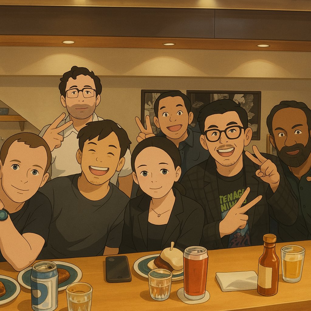 Forge's tweet photo. Team Forge but in our Ghibli era ✨

Missing a lot of team members, but we’re all on a very important side quest—fixing game discovery.

PS. We’re not posting the original photo lol https://t.co/ArbVT5QUWI