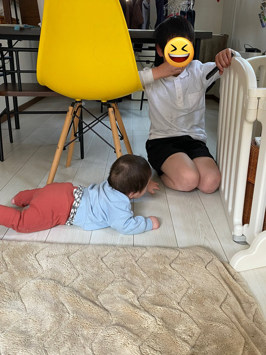 edako04768610's tweet photo. 気がつけば長男のそばでくつろぐ次男が愛おしいです❤️❤️

（生活感丸出しですみません） https://t.co/ILm5acKMjA
