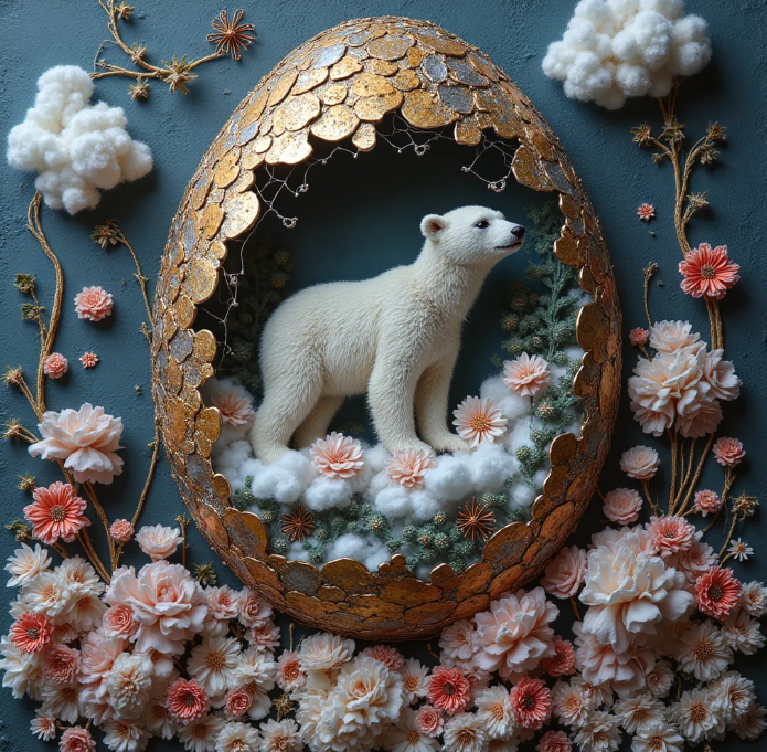 Polar Bear. Cracked Egg. 

app.manifold.xyz/c/cracked-egg-…

👉Mint Price 0.005 ETH
👉1/1 ART on Base