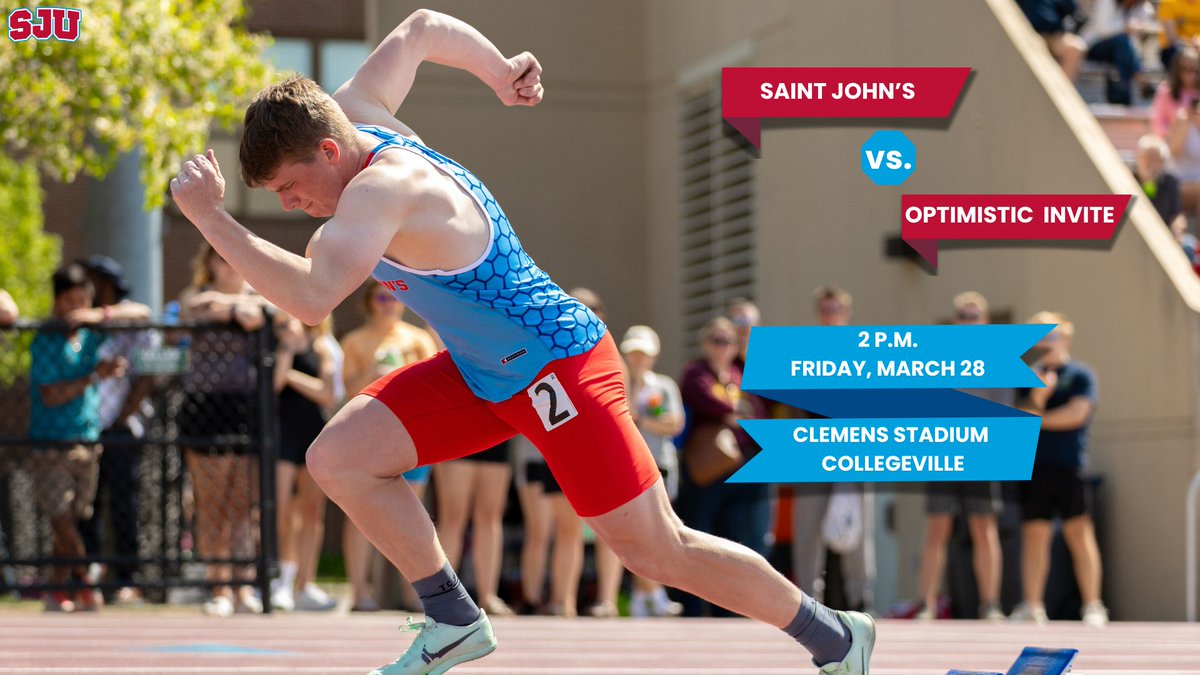 The Johnnie track &amp; field team opens its outdoor schedule with the <a href="/CSBSJU/">CSB+SJU</a> Optimistic Invitational at 2 p.m. Friday in Clemens Stadium!

LIVE COVERAGE/PREVIEW: gojohnnies.com/news/2025/3/27…

#GoJohnnies #d3tf