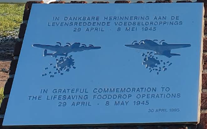 Location of base of radio ops for 2025 Manna 80 event April 26, at Duindigt, Wassenaar, Netherlands, at a horse race track where some of the food supplies were air dropped, without parachutes. Yellow arrow shows where a Netherlands radio club sets up their tent for the weekend.