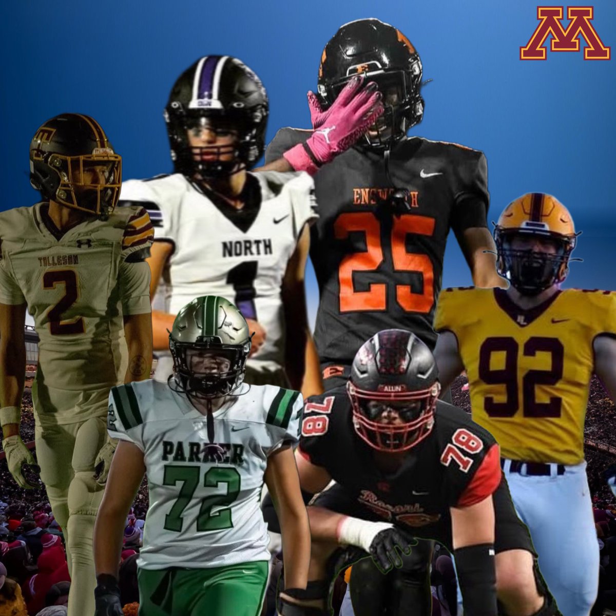 Following the commitment of OL Gavin Meier last night, the Gophers now have 6 in the boat for the 2026 Class

QB Owen Lansu 3⭐️
WR Rico Blassingame 3⭐️
OL Andrew Trout 4⭐️
OL Gavin Meier 3⭐️
DL Howie Johnson 3⭐️
CB Justin Hopkins 4⭐️

Fleck &amp; Co. have been cooking early 👀