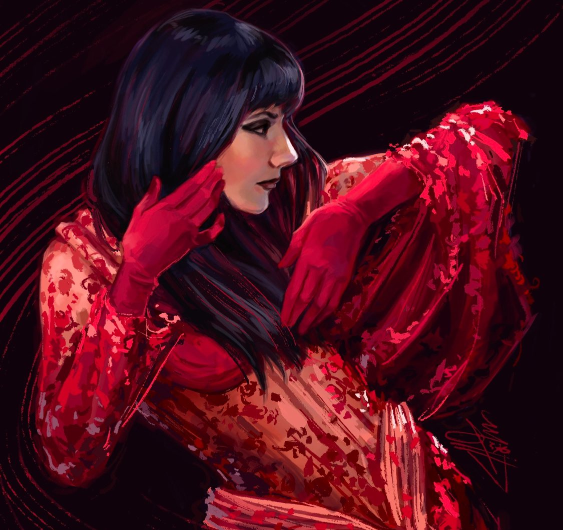 szaampan's tweet image. anyway here’s some actual eurovision fanart drawn by a human artist