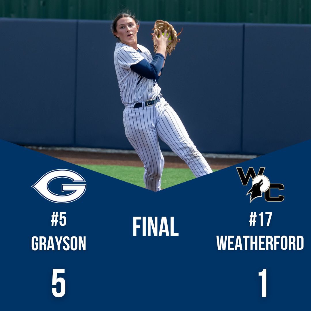 Started things off the right way and secured win number 32! #GWAY 

-Matti Matthews: 3-4, 2B, RBI 
-Aniyah Pequeno: 3-4, 2B 
-Daeya Moses: 1-1, HR, RBI
-Layne Reh, Sophie Jenkins, Abby Wood: RBI each 

-Delilah Robles: 4.1 IP, 3 H, 1 ER, 5 K 
-Riley Mays: 2.2 IP, 0 H, 4 K