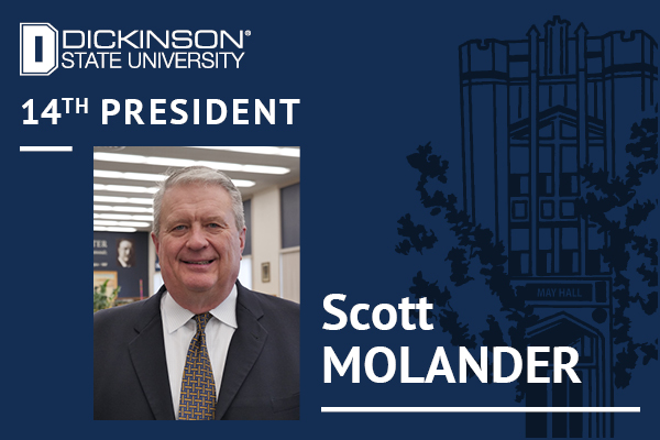 The SBHE has selected Scott Molander as the fourteenth president of <a href="/dickinsonstate/">Dickinson State University</a>. The Board interviewed four finalists at their meeting Thursday, March 27, on the DSU campus. " I am honored and humbled," he said as he accepted the position.
Read more at bit.ly/4iZc4xe