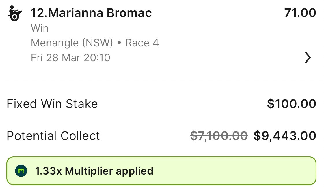 If they go silly she will go close to winning