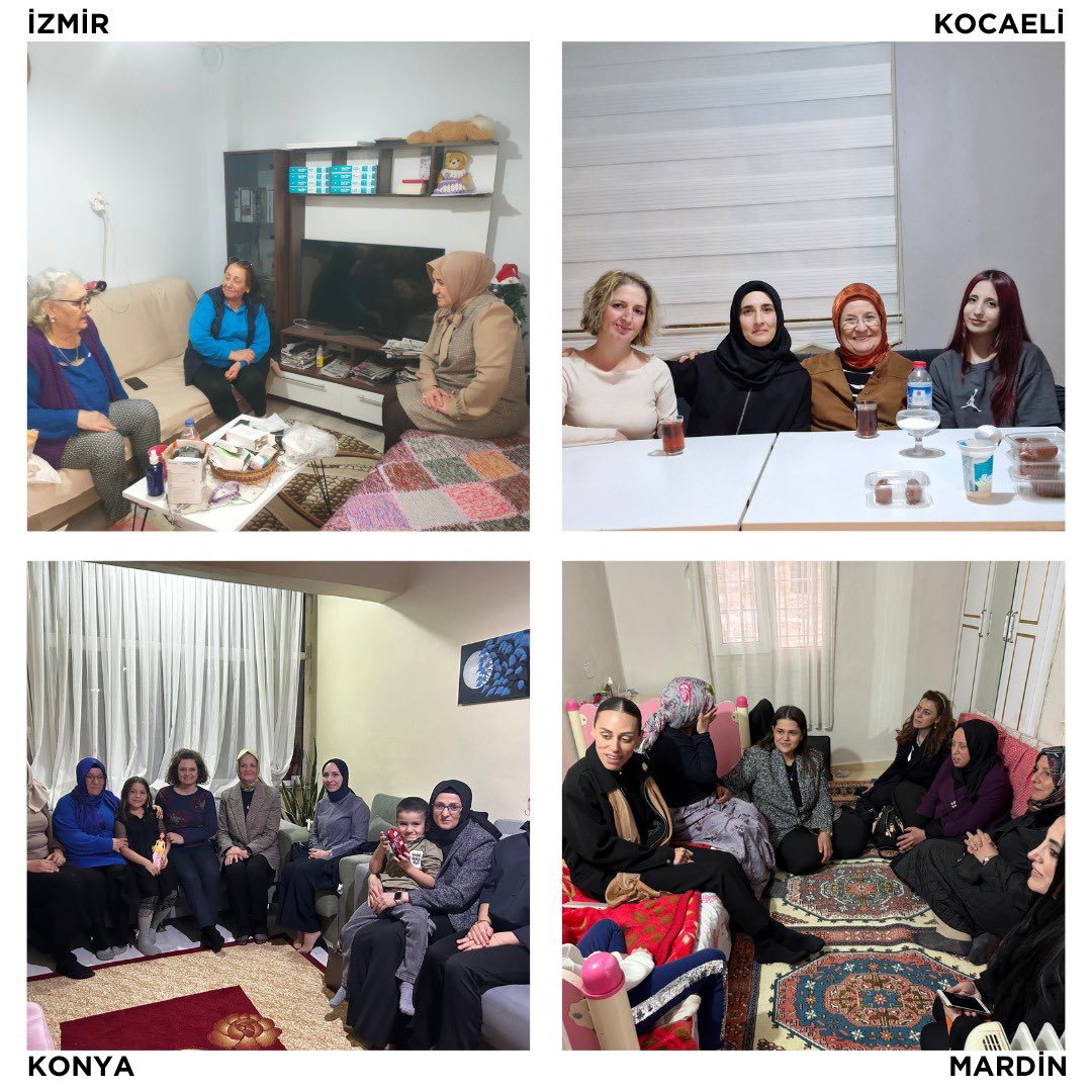 Ramazan ayının bereketini ve kardeşlik ruhunu paylaşmak amacıyla, MKYK üyelerimiz ve il kadın kolları teşkilatlarımız iftar sofralarına misafir olmaya devam ediyor.

81 ilimizde dayanışmamızı güçlendiren bu buluşmalarda, bizleri sofralarında ve gönüllerinde misafir eden tüm