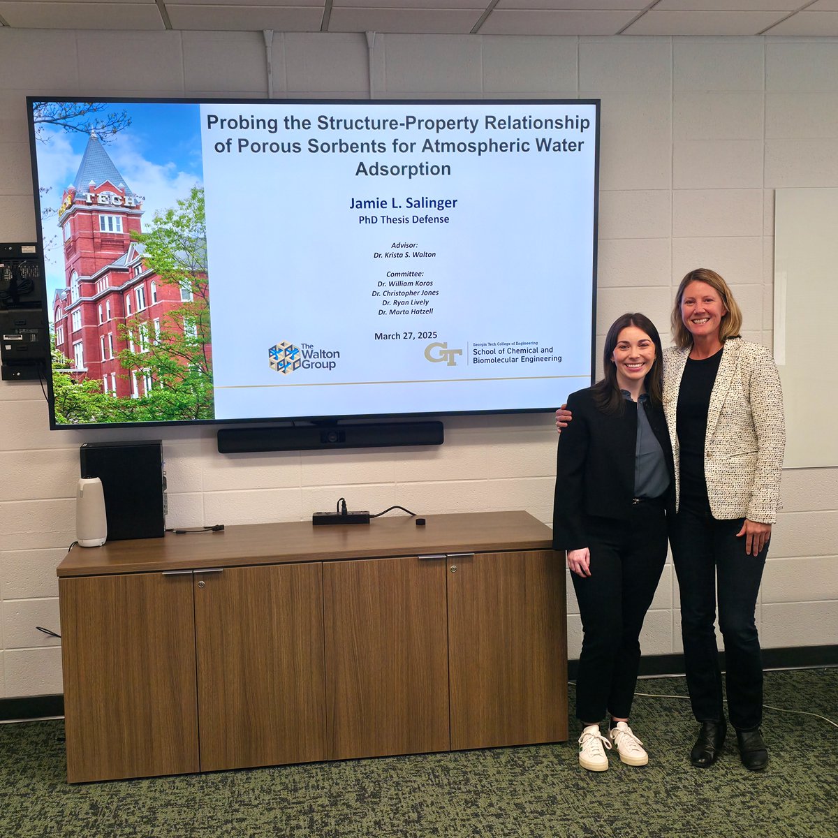 Congratulations to Dr. Jamie Salinger on successfully defending her PhD thesis! She is our 28th PhD, marking another milestone for the <a href="/walton_lab/">WaltonLab</a>. We wish you all the best at your new job and all your future endeavors!