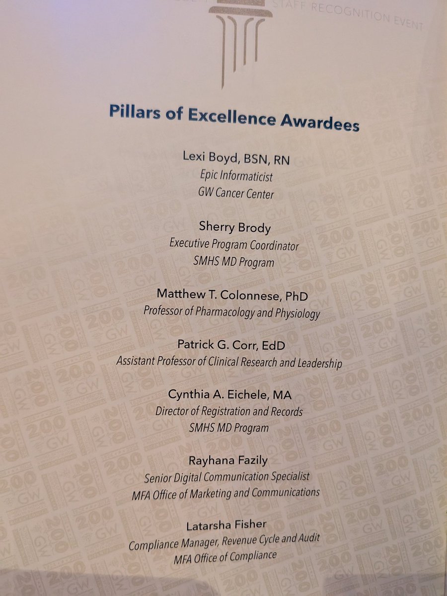 Leigh A. Frame ππ₯ππ₯¦π (@phd_leigh) on Twitter photo Time to celebrate π₯³ my remarkable colleagues here at #GWSMHS! Special kudos to my research partner, <a href="/PatrickCorrEdD/">Dr. Patrick Corr</a>. He's also a great human being, and I'm thankful for him! π π Time to celebrate π₯³ my remarkable colleagues here at #GWSMHS! Special kudos to my research partner, <a href="/PatrickCorrEdD/">Dr. Patrick Corr</a>. He's also a great human being, and I'm thankful for him! π π