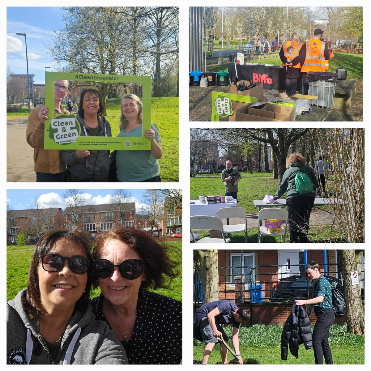 AnnIgbon's tweet image. Busy day in Hulme , walk about on Shawgreen with @OneMcr #GBSC in Hulme park with lots of volunteers a big thank you, retirement of Debbie Keary @martenscroft 42yrs working for Mcr 👏🏼👏🏼👏🏼 @MCCHulme @gogreenmcr @Lee4Hulme @AnnetteWright @MCRparks_  @REELmcr 
BIN YOUR LITTER