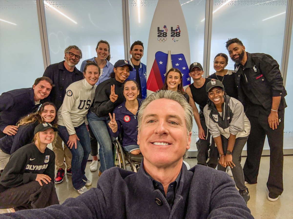 Just arrived at <a href="/LA28/">LA28</a> headquarters to meet @CaseyWasserman and some incredible past <a href="/Olympics/">The Olympic Games</a> and <a href="/Paralympics/">Paralympic Games</a> athletes who have represented different countries across the world!
