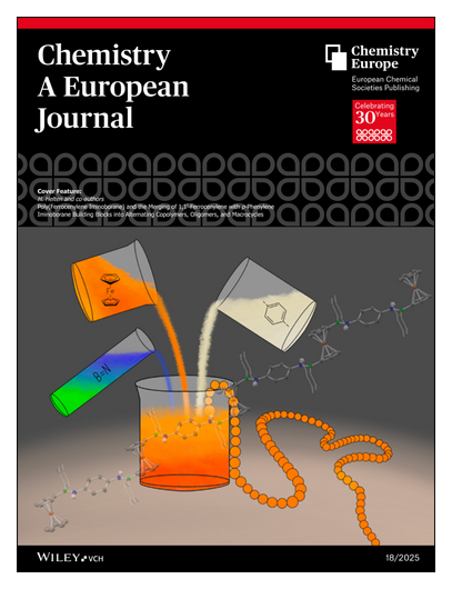 Chemistry (@chemeurj) on Twitter photo #CoverFeature Poly(Ferrocenylene Iminoborane) & the Merging of 1,1'-Ferrocenylene with p-Ph-Iminoborane Building Blocks into Copolymers, Oligomers & Macrocycles (ChemEurJ 18/25) (<a href="/HeltenGroupJMU/">Helten Group</a> et al. <a href="/ICBWuerzburg/">ICB Würzburg</a>) doi.org/10.1002/chem.2… • onlinelibrary.wiley.com/doi/10.1002/ch… #CoverFeature Poly(Ferrocenylene Iminoborane) & the Merging of 1,1'-Ferrocenylene with p-Ph-Iminoborane Building Blocks into Copolymers, Oligomers & Macrocycles (ChemEurJ 18/25) (<a href="/HeltenGroupJMU/">Helten Group</a> et al. <a href="/ICBWuerzburg/">ICB Würzburg</a>) doi.org/10.1002/chem.2… • onlinelibrary.wiley.com/doi/10.1002/ch…