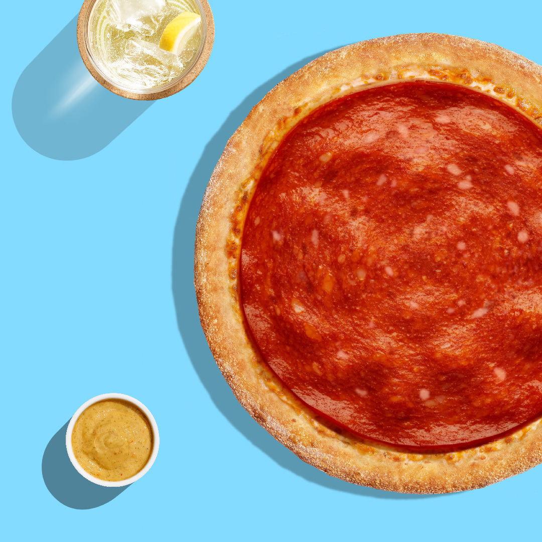 Introducing the 👑 King Roni™. 👑 A 16” diameter slice of #pepperoni that gives you edge-to-edge pepperoni flavour. Are you ready to take your pepperoni love to the next level?