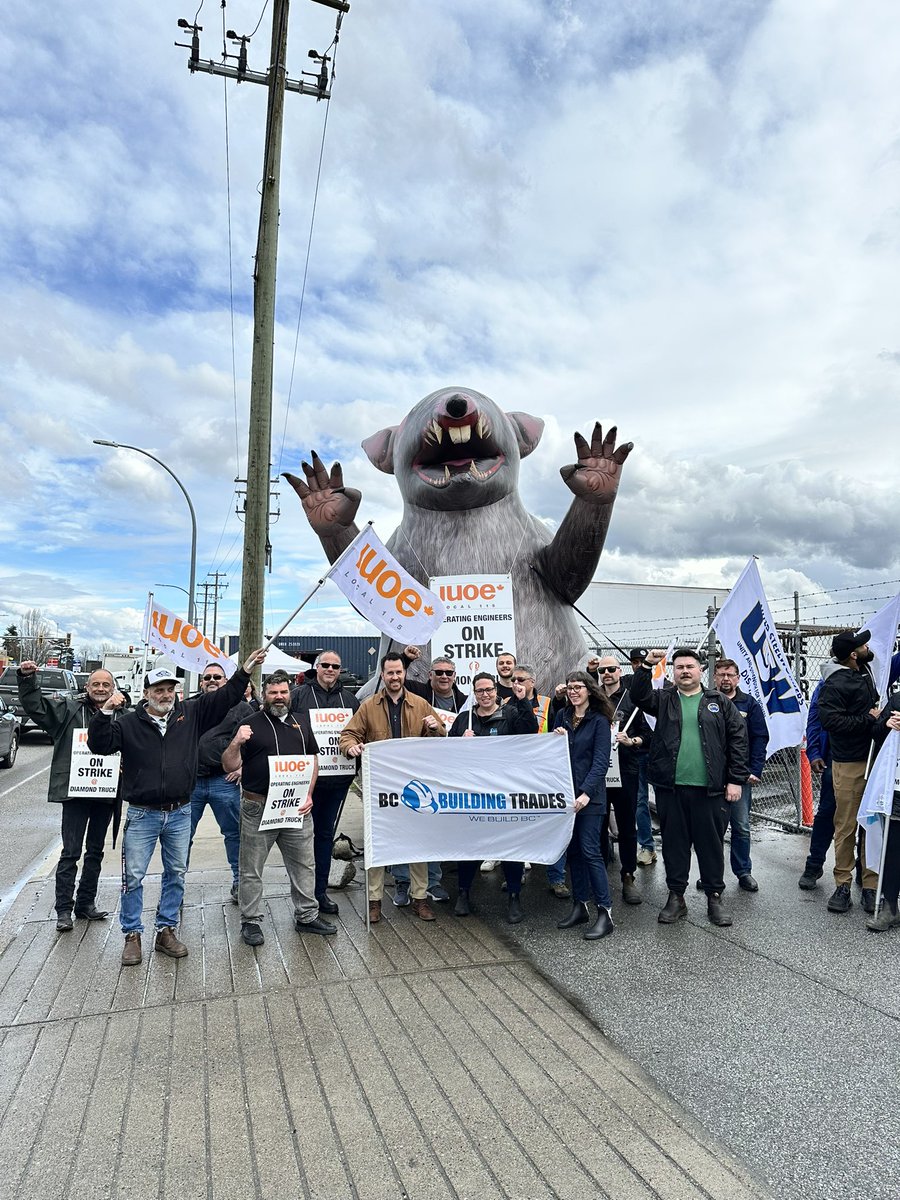 Proud to support the striking <a href="/iuoe115/">IUOE Local 115</a> members at Diamond Truck Centre!