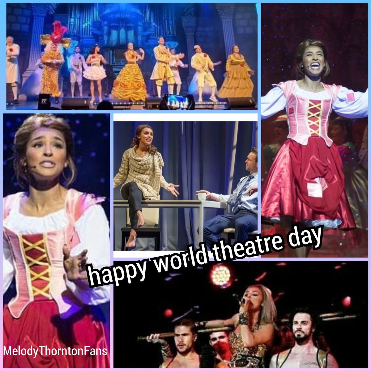 MelThorntonFans's tweet photo. Happy world theatre day 🎭 #melodythornton  #Melovers #Singer #Dancer #model  @melodythornton #Actress #thebodyguarduk #musical #TheatreMagic #theatre https://t.co/9r3Konr7PP