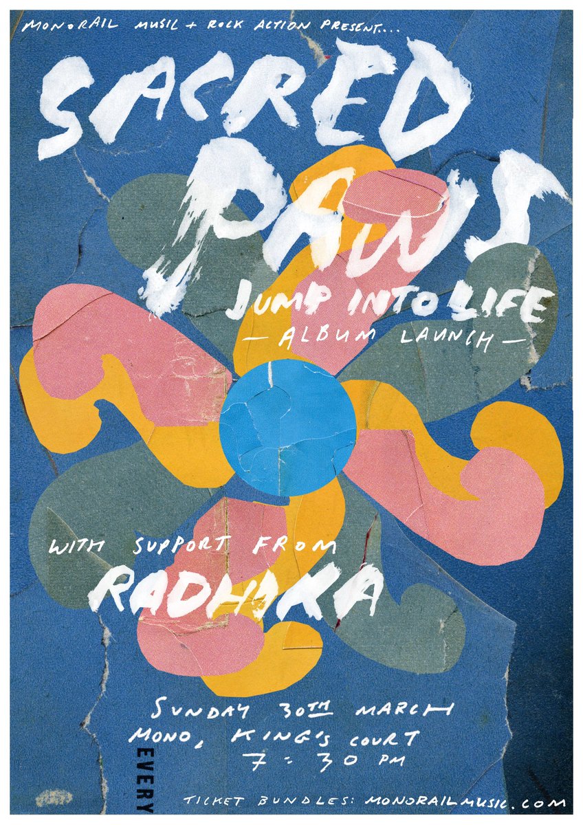 sacredpawsltd's tweet photo. ON SUNDAY 30th MARCH WE CELEBRATE THE RELEASE OF OUR NEW ALBUM AT MONO GLASGOW // HOSTED BY @Monorail_Music  🍾🎊🎉👯 https://t.co/UABtDQHw4E