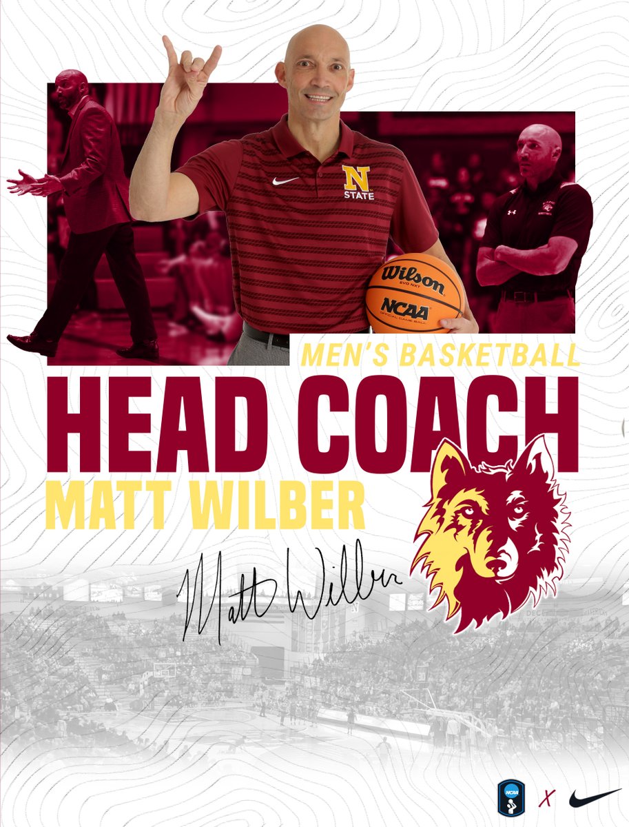 #GoWolves (@wolvesathletics) on Twitter photo The 23rd Head Coach in <a href="/nsuwolves_mbb/">Northern State Menโs Basketball</a> program history! Welcome to #WolvesCountry <a href="/Coach_Wilber/">Matt Wilber</a>!
#GoWolves๐บ | #maroonNgold๐พ
READ MORE โฌ๏ธ
nsuwolves.com/news/2025/3/27โฆ The 23rd Head Coach in <a href="/nsuwolves_mbb/">Northern State Menโs Basketball</a> program history! Welcome to #WolvesCountry <a href="/Coach_Wilber/">Matt Wilber</a>!
#GoWolves๐บ | #maroonNgold๐พ
READ MORE โฌ๏ธ
nsuwolves.com/news/2025/3/27โฆ