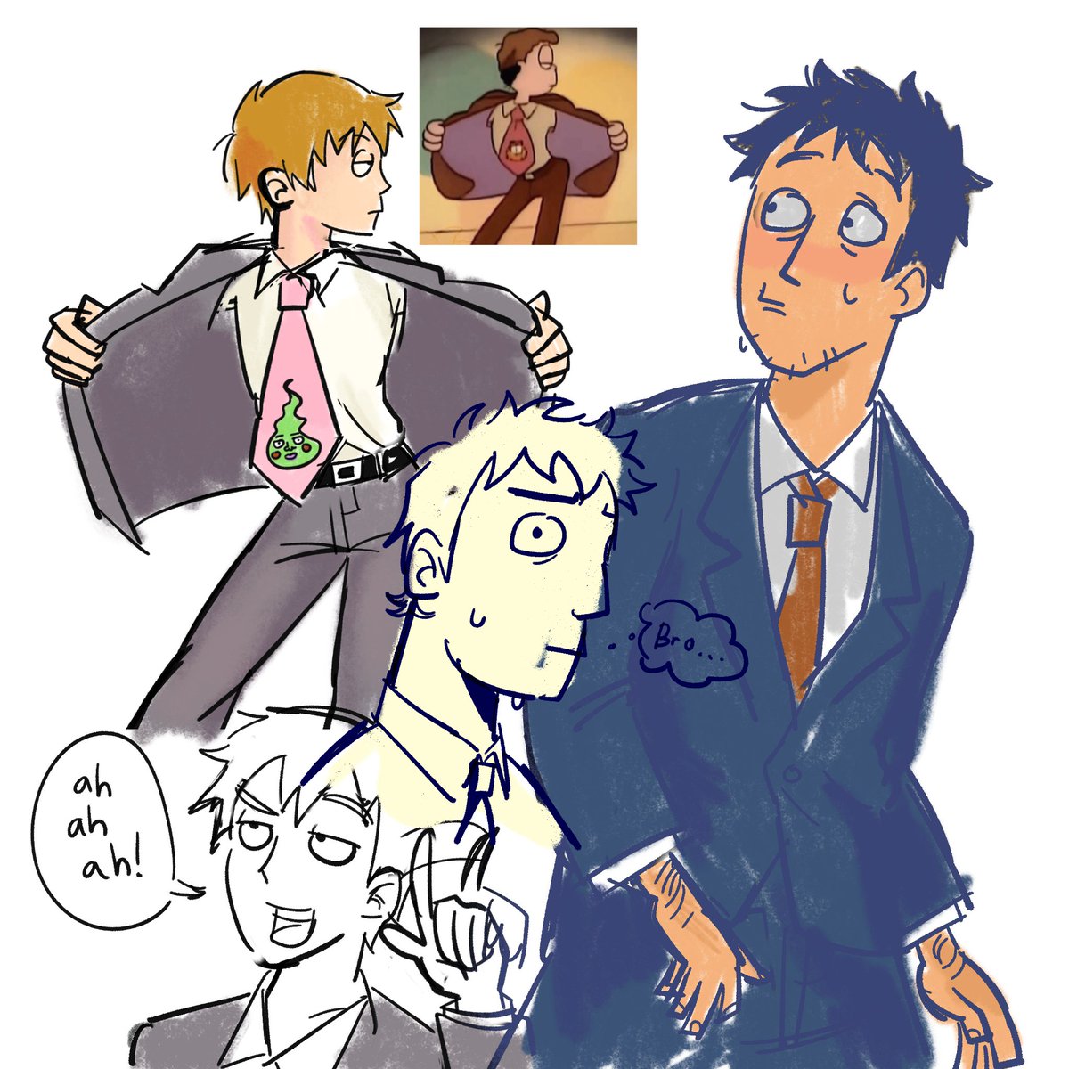 bozmeoww's tweet image. Hes spinning #mp100 #mobpsycho100 #serizawakatsuya