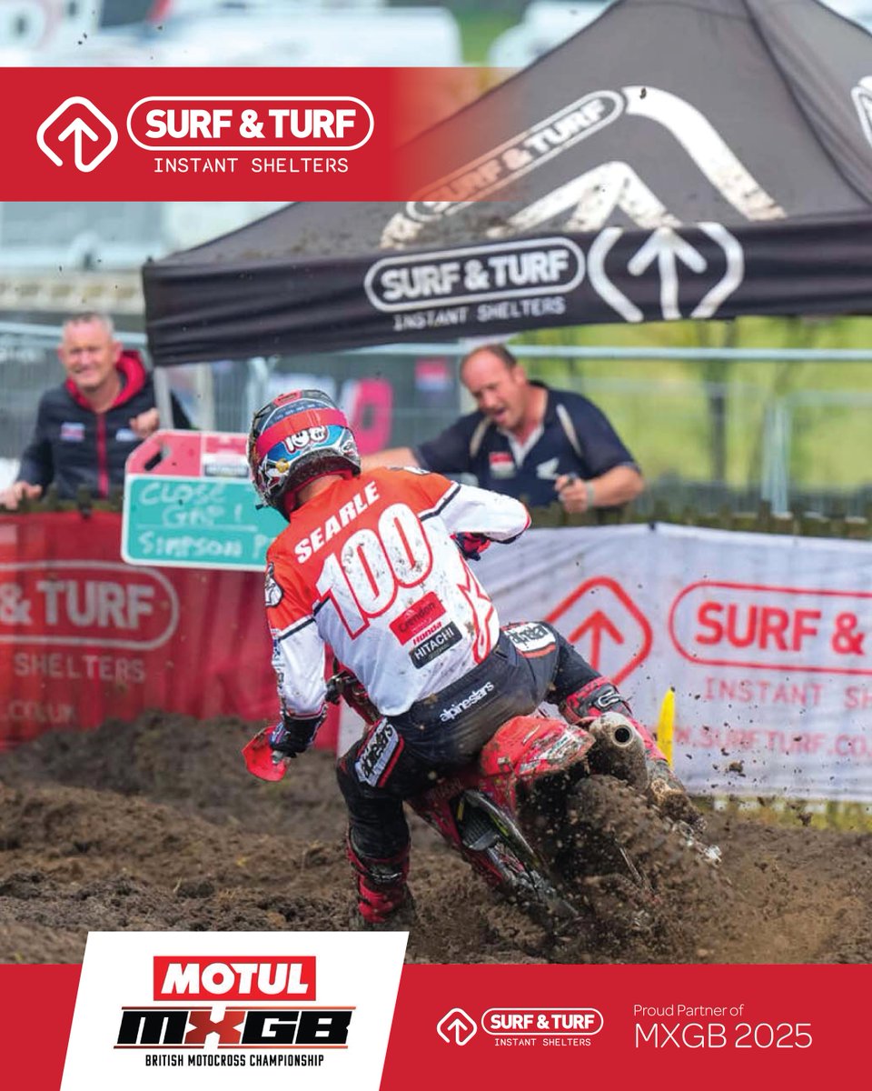Surf &amp; Turf Instant Shelters are proud to sponsor the 2025 <a href="/ACUBritishMX/">Dirt Store ACU British MX Championship</a> British Motocross Championship. 🏁

We’re proud to be on board for the 2025 season and can’t wait to see the action unfold!