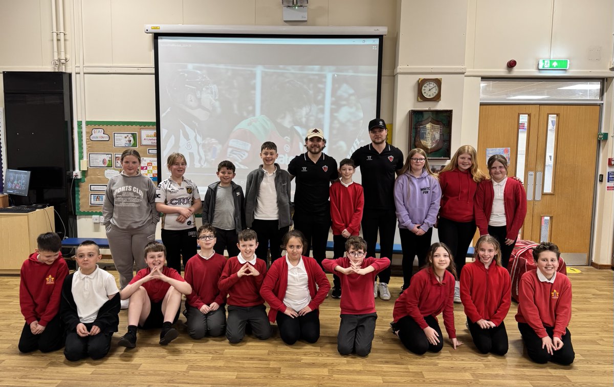 Cardiff Devils (@cardiffdevils) on Twitter photo 𝗕𝘂𝗶𝗹𝗱𝗶𝗻𝗴 𝗖𝗼𝗺𝗺𝘂𝗻𝗶𝘁𝘆 𝗢𝗻𝗲 𝗚𝗼𝗮𝗹 𝗮𝘁 𝗮 𝗧𝗶𝗺𝗲 😈🏒
Our last visit for this week, was with the pupils of <a href="/llanharanps/">llanharanps</a>, who had prepared questions to learn more about our team and sport
Thank you to our partner, Hoop Recruitment, for the invitation 𝗕𝘂𝗶𝗹𝗱𝗶𝗻𝗴 𝗖𝗼𝗺𝗺𝘂𝗻𝗶𝘁𝘆 𝗢𝗻𝗲 𝗚𝗼𝗮𝗹 𝗮𝘁 𝗮 𝗧𝗶𝗺𝗲 😈🏒
Our last visit for this week, was with the pupils of <a href="/llanharanps/">llanharanps</a>, who had prepared questions to learn more about our team and sport
Thank you to our partner, Hoop Recruitment, for the invitation