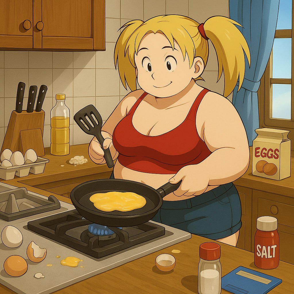 $FATGF wants your eggs to be fatty and tasty

join the kitchen and cook with me: t.me/GhibliFatGF6900