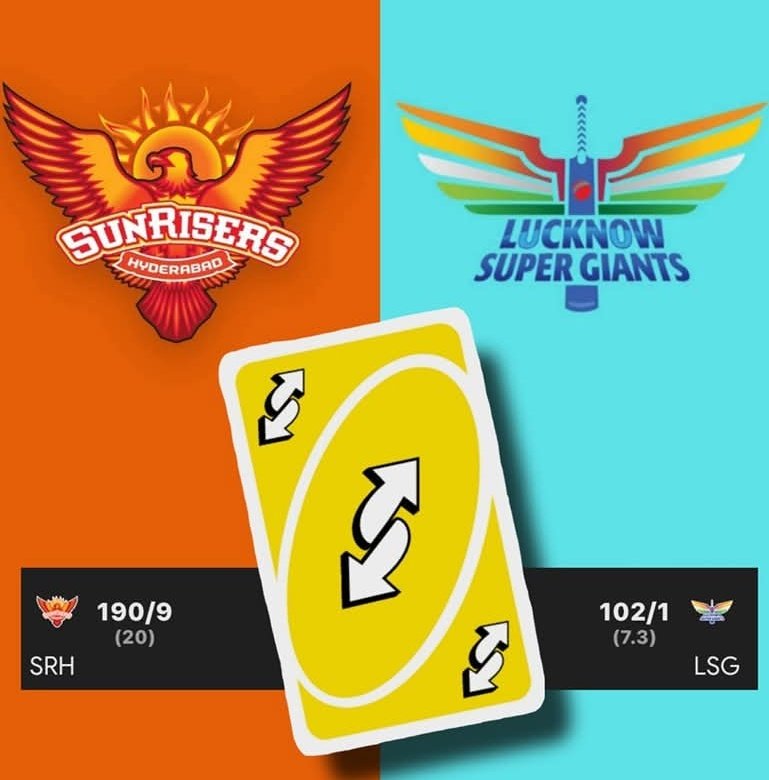Decent_dhiraj's tweet image. Uno reverse move by LSG
#SRHvsLSG