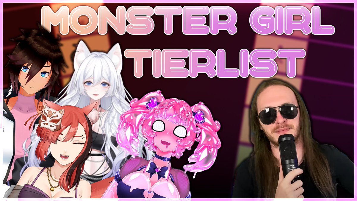 We’re ranking every type of Monster Girl this Saturday at 6PM (CST) over on twitch. We will be taking chat’s votes into consideration as well! 
With guests <a href="/aWildKITsuneVA/">aWildKITsune • PARTNER PUSHING! 🦊 🧛🏻‍♀️</a> <a href="/BlootheSlimeVT/">Bloo 💗Slime Vtuber💗</a> <a href="/ScaledSeraphVT/">Seraph 🟦☁️</a> <a href="/shotoa_cos/">Silver’sMagic🦴💎🐾| Puppy VTuber🐶</a> 

See ya’ll soon on twitch!