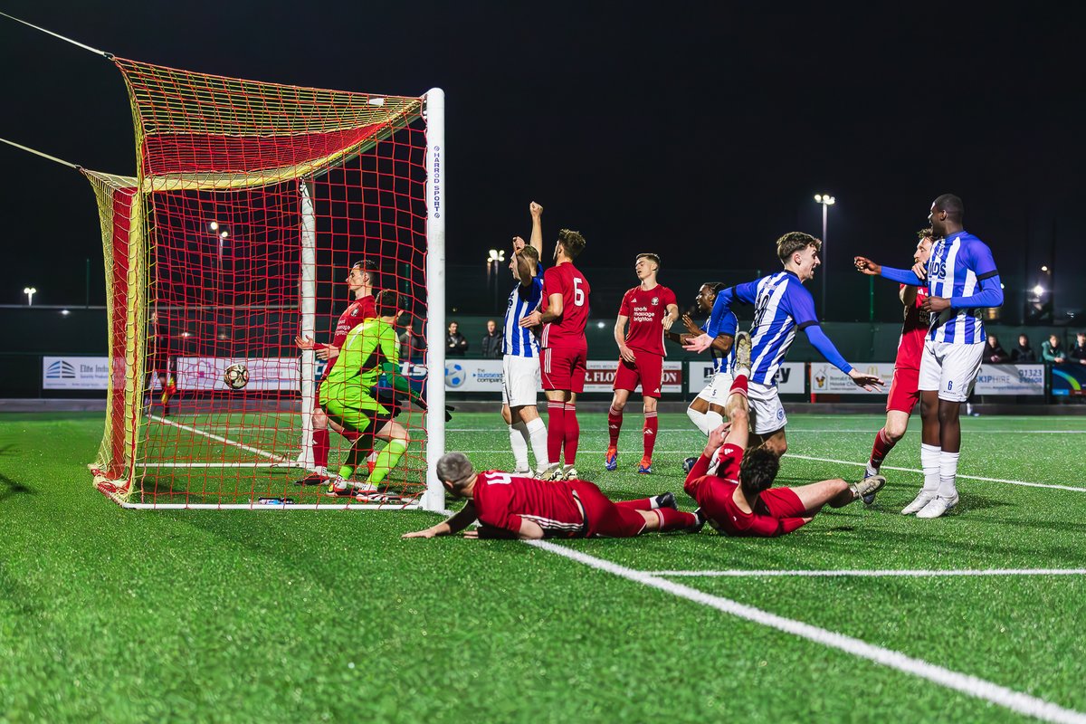 HHTFC's tweet photo. Charlie Towning wasn’t satisfied with scoring from a few metres in at Fort Road earlier this season—this time, he’s gone straight for the jugular, netting directly from the corner! The boy doesn’t need angles. 🎯🔥 #TowningMagic #NoAngleNoProblem (1/2) https://t.co/R34emrYwDu